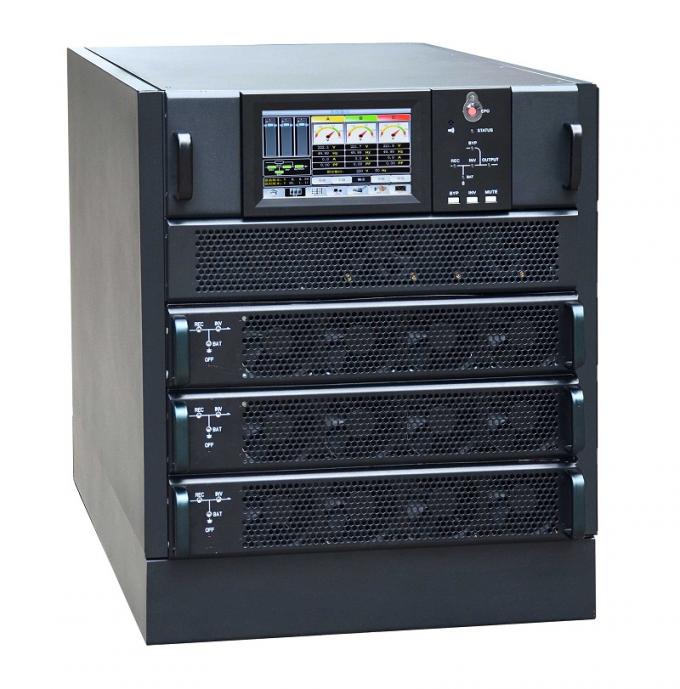 20KVA600KVA High Frequency Online Ups , Modular Ups System Tower Type
