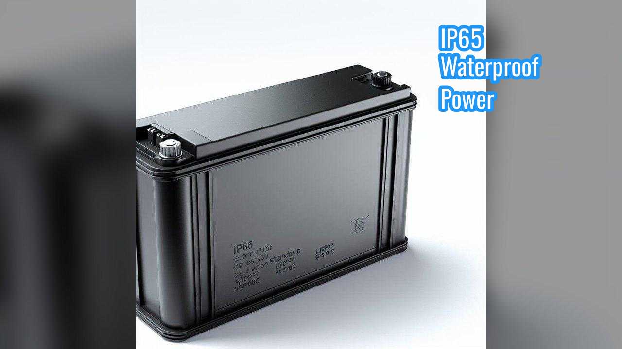 IP65 Waterproof LiFePO4 Battery Pack 24V