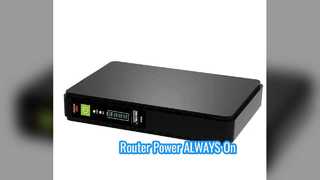 Never Lose Internet Mini DC UPS Router Power