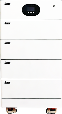 G TECH Stackable 20.48KWH LiFePO4 Battery Pack with 6000 Long Cycle Life for Solar Energy Storage