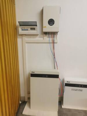 51.2V100AH 5KWH Wall Mounted LiFePO4 Battery Long Cycle Life for Home ESS