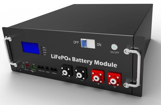LiFePO4 Battery Pack 25.6V 200Ah 51.2KWh Rack Mounted Energy Storage Battery