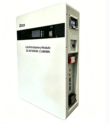 25.6V 100Ah Wall Mounted LiFePO4 Battery for Home Energy Storage with Long Cycle Life