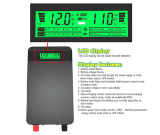 PIV Series Modified Sine Wave Inverter LCD Display AC UPS / Inverter Switch