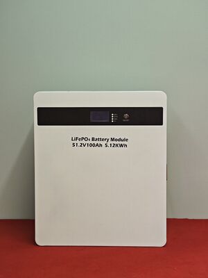 51.2V100AH 5KWH Wall Mounted LiFePO4 Battery Long Cycle Life for Home ESS