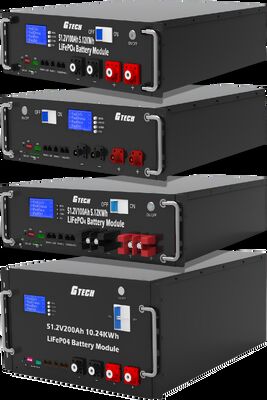 LiFePO4 Battery Pack 51.2V 200Ah 10KWH Rack Mounted Energy Storage Battery for UPS Energy Storage