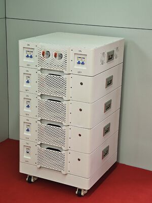 Stackable 20.48KWH 51.2V400Ah LiFePO4 Battery Pack with 6000 Long Cycle Life for Solar Energy Storage