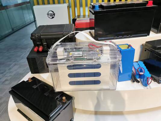 12.8V 100Ah LiFePO4 Battery with 6000 Cycle Life and Transparent Housing for Solar Energy Storage