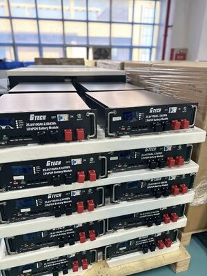 LiFePO4 Battery Pack 25.6V 100Ah 2.56KWh Rack Mounted Energy Storage Battery for UPS Power Station